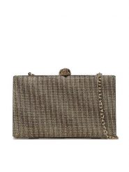 Kurt Geiger Torebka Crystal Kensington Clutch 9102940609 Beżowy. Brązowe torebki klasyczne Kurt Geiger, bez wzorów, z materiału, bez dodatków. Za 1,089.00 zł.