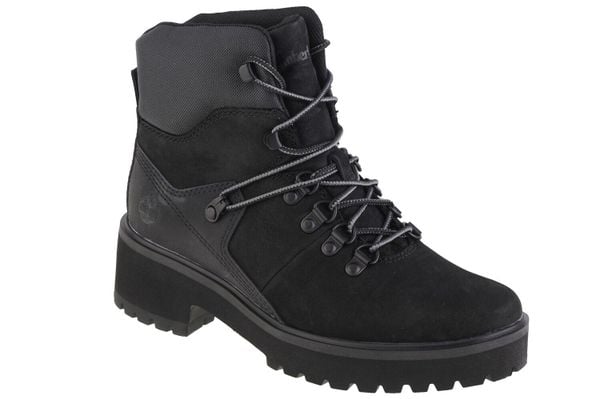 Trapery damskie, Timberland Carnaby Cool Hiker. Czarne trapery i śniegowce Timberland, z materiału. Za 549.99 zł.
