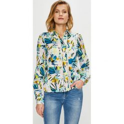 Trussardi Jeans - Koszula. Koszule Trussardi Jeans, bez wzorów, z jeansu, casualowe, bez kołnierzyka, bez ramiączek. W wyprzedaży za 499.90 zł.