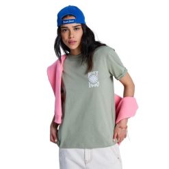 Koszulka z krótkim rękawem dla Kobiety OCEANREGULAR Zielony. Zielone koszulki sportowe Roxy, bez wzorów, z bawełny, bez ramiączek. Za 109.99 zł.