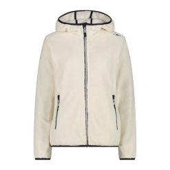 Bluza damska turystyczna CMP 38P1546. Brązowe bluzy CMP, l, bez wzorów, z polaru, z kapturem. Za 279.99 zł.