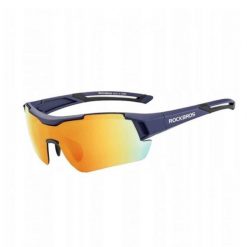Okulary rowerowe / sportowe z polaryzacją ROCKBROS UV400 (10118) niebieskie. Niebieskie okulary przeciwsłoneczne ROCKBROS, bez wzorów, sportowe. Za 100.00 zł.