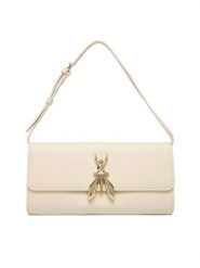 Patrizia Pepe Torebka 8B0304/L061 Écru. Torebki klasyczne Patrizia Pepe, bez wzorów, ze skóry, bez dodatków. Za 1,129.00 zł.