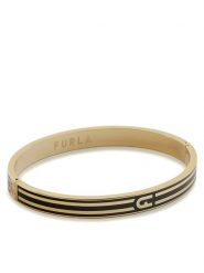Furla Bransoletka WJ00174 MES000 O6000 Czarny. Czarne bransoletki Furla, metalowe. Za 349.99 zł.