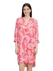 Betty Barclay Sukienka w kolorze jasnoróżowo-koralowym rozmiar: 40. Czerwone sukienki Betty Barclay, bez wzorów, z wiskozy, bez kołnierzyka, bez ramiączek, midi. Za 195.99 zł.