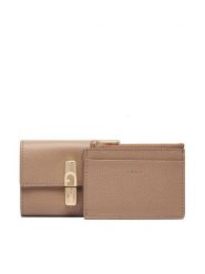 Furla Portfel Iride S WP00640 ARE000 CN 4563S Beżowy. Brązowe portfele Furla, bez wzorów, ze skóry. Za 674.99 zł.
