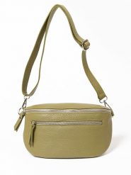 Lucca Baldi Skórzana saszetka "Burano" w kolorze oliwkowym - 30 x 19 x 2 cm rozmiar: onesize. Zielone torby na ramię Lucca Baldi, bez wzorów, z materiału, sportowe, przez ramię, bez dodatków. Za 241.56 zł.