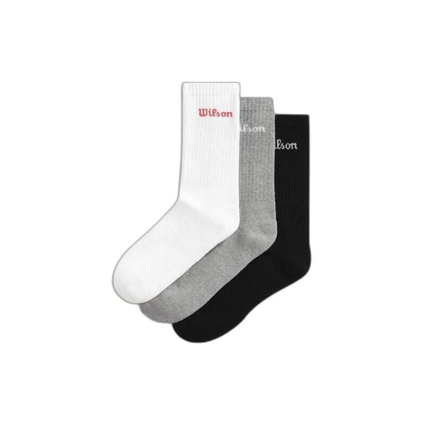 Skarpetki Wilson Logo U (x3). Białe skarpety Wilson, bez wzorów, z materiału. Za 109.00 zł.