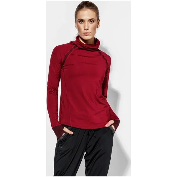 Under Armour Bluza Cg Reactor Run Funnel Neck , bordowy, rozmiar S. Czerwone bluzy Under Armour, m, bez wzorów, z elastanu, bez kaptura. W wyprzedaży za 189.99 zł.