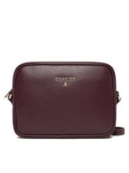 Patrizia Pepe Torebka CB8985/L001 Bordowy. Czerwone listonoszki Patrizia Pepe, bez wzorów, ze skóry, bez dodatków. Za 729.99 zł.