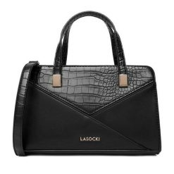 Torebka Lasocki. Czarne torebki klasyczne Lasocki, bez wzorów, bez dodatków. Za 169.99 zł.