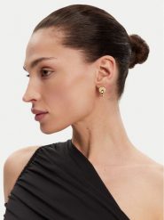 Guess Kolczyki JUBE05 221JW Złoty. Żółte kolczyki Guess, metalowe. Za 119.99 zł.