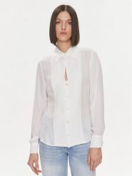 Liu Jo Koszula MF3312 T3702 Biały Regular Fit. Białe koszule Liu Jo, bez wzorów, z wiskozy, bez kołnierzyka, bez ramiączek. Za 389.99 zł.