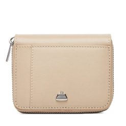 Mały Portfel Damski Weekend Max Mara. Brązowe portfele Weekend Max Mara, bez wzorów. Za 949.99 zł.