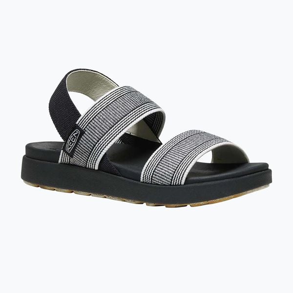 Sandały damskie KEEN Elle Backstrap. Białe sandały Keen, bez wzorów, sportowe, bez obcasa, bez zapięcia. Za 239.99 zł.