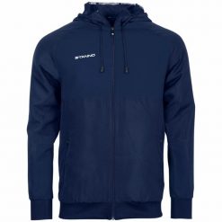 Bluza z kapturem Stanno Centro Micro. Niebieskie bluzy STANNO, m, bez wzorów, z kapturem. W wyprzedaży za 199.00 zł.