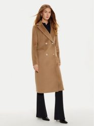 Marciano Guess Płaszcz wełniany 4BGL07 7045A Brązowy Regular Fit. Brązowe płaszcze Marciano Guess, na zimę, z aplikacjami, z wełny, bez kaptura. Za 2,149.00 zł.