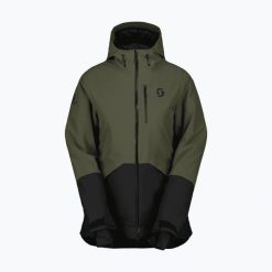 Kurtka narciarska damska SCOTT Ultimate Dryo Ripstop. Zielone kurtki narciarskie Scott, l, bez wzorów, z materiału, bez kaptura, narciarskie. Za 1,149.00 zł.