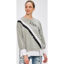 Silvian Heach - Bluza. Szare bluzy sportowe Silvian Heach, m, z aplikacjami, z bawełny, bez kaptura. W wyprzedaży za 369.90 zł.
