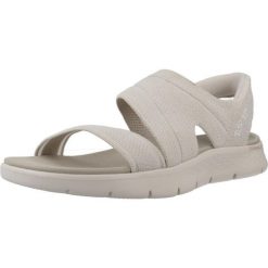 Sandały Skechers Model Slip-ins Go Walk Flex Kolor Beżowy. Brązowe sandały Skechers, bez wzorów, bez obcasa, bez zapięcia. Za 339.99 zł.