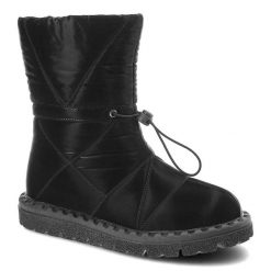 Czarne Śniegowce Artiker Ocieplane Buty Damskie. Czarne botki Artiker, na jesień, z aplikacjami, bez obcasa, na płaskiej podeszwie, bez zapięcia. Za 289.00 zł.