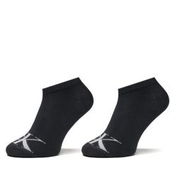 Skarpety krótkie Calvin Klein Jeans. Czarne skarpety Calvin Klein Jeans, bez wzorów, z jeansu. Za 59.99 zł.