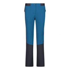 Spodnie damskie CMP. Niebieskie spodnie sportowe CMP, na lato, bez wzorów, trekkingowe. Za 435.50 zł.