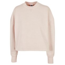 Damski gruby frotte crew neck jumper Urban Classics. Czerwone swetry Urban Classics, na zimę, bez wzorów, bez ramiączek. Za 237.00 zł.