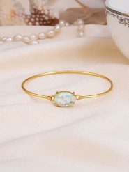 Pierres delicates Pozłacana bransoletka z cyrkonią rozmiar: onesize. Żółte bransoletki Pierres delicates, z cyrkonią, pozłacane. Za 111.59 zł.