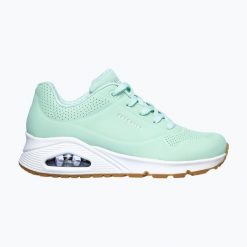 Buty SKECHERS Uno Stand On Air. Zielone obuwie sportowe Skechers, bez zapięcia. Za 279.99 zł.