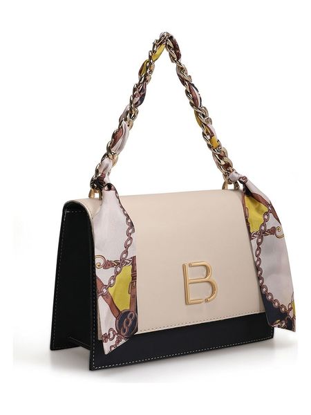 Lucky Bees Torebka w kolorze granatowo-beżowym - 23 x 16 x 9 cm rozmiar: onesize. Brązowe torby na ramię Lucky Bees, bez wzorów, z materiału, przez ramię, bez dodatków. Za 160.96 zł.