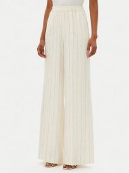 Kontatto Spodnie palazzo MA3008C Écru Wide Leg. Spodnie materiałowe Kontatto, bez wzorów, ze lnu. Za 339.99 zł.