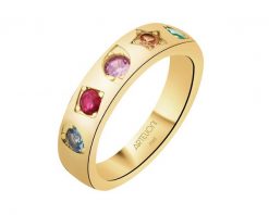 Pierścionek z mosiądzu pozłacany z cyrkoniami. Pierścionki Artelioni, z cyrkonią, pozłacane. Za 159.00 zł.