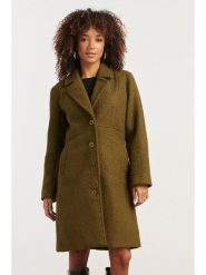 Smashed Lemon Płaszcz przejściowy w kolorze khaki rozmiar: S. Brązowe płaszcze Smashed Lemon, s, bez wzorów, bez kaptura. Za 254.95 zł.