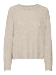 Vero Moda Sweter w kolorze beżowym rozmiar: XS. Brązowe swetry Vero Moda, xs, bez wzorów, bez ramiączek. Za 48.50 zł.