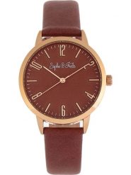 Sophie & Freda Zegarek kwarcowy "Vancouver" w kolorze złoto-brązowym rozmiar: onesize. Brązowe, analogowe zegarki Sophie & Freda, metalowe. Za 173.99 zł.