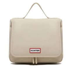 Kosmetyczka Hunter. Brązowe kufry i kosmetyczki Hunter, bez wzorów, z materiału, bez dodatków. Za 79.99 zł.