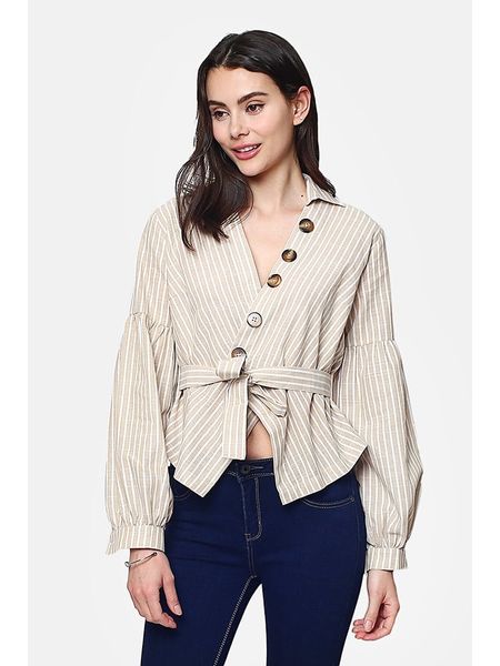 Le Jardin du Lin Lniana koszula w kolorze kremowo-białym rozmiar: 38. Białe koszule Le jardin du lin, bez wzorów, ze lnu, klasyczne, bez kołnierzyka, bez ramiączek. Za 104.89 zł.