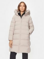 Hetregó Płaszcz zimowy Lena 8K697 23WD10 Beżowy Regular Fit. Brązowe płaszcze HETREGO, na zimę, bez wzorów, ze lnu, bez kaptura. Za 2,359.00 zł.