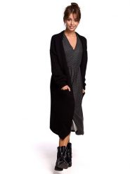 Be Wear Kardigan w kolorze czarnym rozmiar: onesize. Czarne kardigany Be Wear, bez wzorów. Za 262.95 zł.