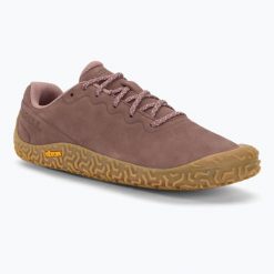 Buty barefoot damskie Merrell Vapor Glove 6 LTR marron. Brązowe trekkingi Merrell, trekkingowe. Za 465.48 zł.