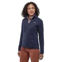 Bluza trekkingowa damska Patagonia Better Sweater Fleece. Niebieskie bluzy Patagonia, m, bez wzorów, bez kaptura. W wyprzedaży za 510.40 zł.