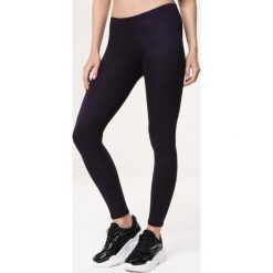 Ciemnofioletowe Legginsy Bewist. Legginsy Born2be, m, bez wzorów, z dzianiny, z obniżonym stanem. Za 9.99 zł.