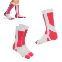 Skarpety damskie KADVA Royco W. Czerwone skarpety KADVA, bez wzorów, z elastanu. Za 34.99 zł.
