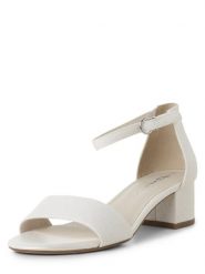 Tamaris Sandały Kobiety Syntetyczny biały, 36. Białe sandały Tamaris, bez wzorów, z syntetyku, eleganckie, bez obcasa, bez zapięcia. Za 249.95 zł.