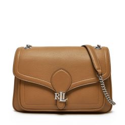 Torebka LAUREN RALPH LAUREN. Brązowe torebki klasyczne Lauren Ralph Lauren, bez wzorów, bez dodatków. Za 819.99 zł.