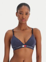 Tommy Hilfiger Biustonosz braletka UW0UW06040 Granatowy. Niebieskie biustonosze TOMMY HILFIGER, bez wzorów, z bawełny. Za 149.99 zł.