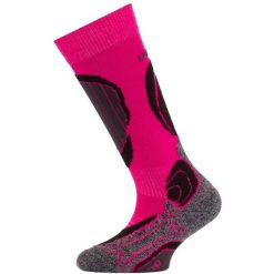 Skarpety narciarskie juniorskie Lasting SJB 409 Merino. Czarne skarpety LASTING, bez wzorów, z wełny. W wyprzedaży za 69.90 zł.
