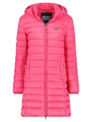 Geographical Norway Płaszcz pikowany "Atikolor" w kolorze różowym rozmiar: XXL. Różowe płaszcze Geographical Norway, xxl, bez wzorów, bez kaptura. Za 146.95 zł.