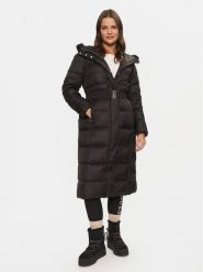 Geox Płaszcz zimowy Pheby W4626V T3146 F9000 Czarny Regular Fit. Czarne płaszcze Geox, na zimę, bez wzorów, z syntetyku, bez kaptura. Za 1,259.00 zł.